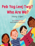 Who Are We? (Hmong-English): Language Lizard Bilingual Living in Harmony Series