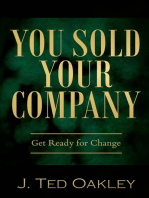 You Sold Your Company: Get Ready for Change
