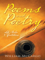 Poems and Poetry: Life Rules & Quotations