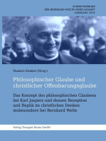 Philosophischer Glaube und christlicher Offenbarungsglaube