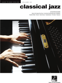 Classical Jazz: Jazz Piano Solos Series Vol. 63
