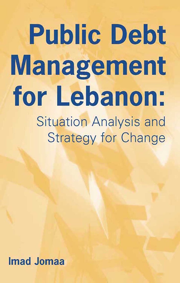 Public Debt Management for Lebanon by Imad Jomaa pic