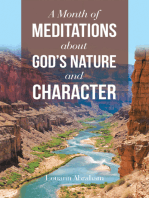 A Month of Meditations About God’s Nature and Character