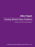 Tackling Wicked Policy Problems: Equality, Diversity and Sustainability