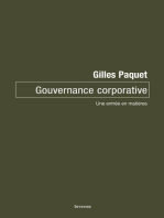 Gouvernance corporative: Une entrée en matières