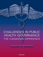 Challenges in Public Health Governance: The Canadian Experience