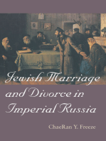 Jewish Marriage and Divorce in Imperial Russia