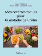 Mes recettes faciles pour la maladie de Crohn: Volume 1.