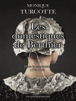 Les DOMESTIQUES DE BERTHIER: Dans la tourmente 1773-1776