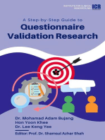 A Step-By-Step Guide to Questionnaire Validation Research
