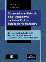 Comentários ao Estatuto e ao Regulamento da Polícia Civil do Estado do Rio de Janeiro