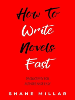 How to Write Novels Fast
