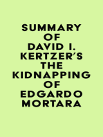 Summary of David I. Kertzer's The Kidnapping of Edgardo Mortara