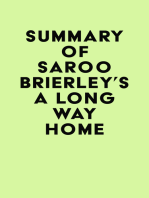 Summary of Saroo Brierley's A Long Way Home