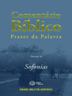 Comentário Bíblico Prazer da Palavra, fascículo 36 — Sofonias: Sofonias