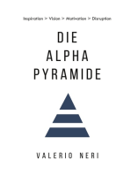 Die Alpha Pyramide: Inspiration > Vision > Motivation > Disruption