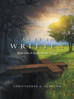 As It Is Written: Book One: a Study of Last Things