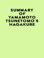 Summary of Yamamoto Tsunetomo's Hagakure