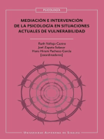 Mediación e intervención de la psicología en situaciones actuales de vulnerabilidad