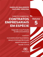 Direito Comercial - Contratos Empresariais em Espécie:: segundo a sua função jurídico-econômica - Volume 5