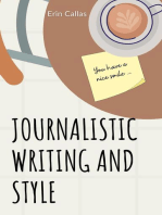 Journalistic Writing And Style