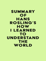 Summary of Hans Rosling's How I Learned to Understand the World