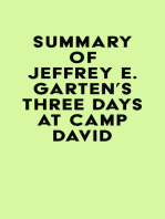 Summary of Jeffrey E. Garten's Three Days at Camp David