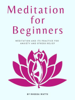 Meditation For Beginners: Mindfulness and Meditation