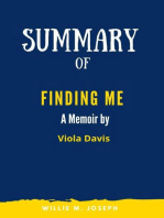 Summary of Finding Me A Memoir By Viola Davis