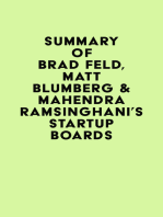Summary of Brad Feld, Matt Blumberg & Mahendra Ramsinghani's Startup Boards