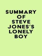 Summary of Steve Jones's Lonely Boy