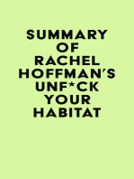 Summary of Rachel Hoffman's Unf*ck Your Habitat