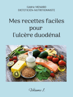 Mes recettes faciles pour l'ulcère duodénal.: Volume 1.