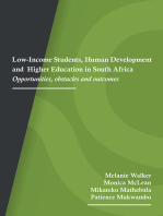 Low-Income Students, Human Development and Higher Education in South Africa: Opportunities, obstacles and outcomes