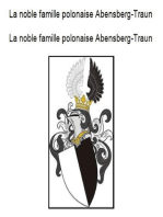 The noble Polish family Abensberg Traun. Die adlige polnische Familie Abensberg Traun.