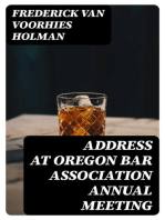 Address at Oregon Bar Association annual meeting