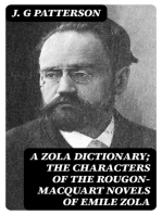 A Zola Dictionary; the Characters of the Rougon-Macquart Novels of Emile Zola