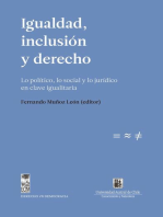 Igualdad, inclusión y derecho. Lo político, lo social y lo jurídico en clave igualitaria