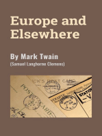 Europe and Elsewhere