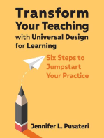 Transform Your Teaching with Universal Design for Learning: Six Steps to Jumpstart Your Practice