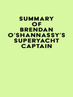 Summary of Brendan O’Shannassy's Superyacht Captain