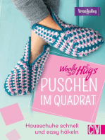 Woolly Hugs Puschen häkeln im Quadrat