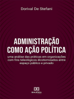 Administração como ação política: uma análise das práticas em organizações com fins teleológicos dicotomizados entre espaço público e privado