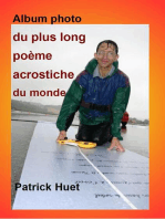 Album photo du plus long poème acrostiche du monde