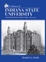 A History of Indiana State University: From Normal School to Teachers College, 1865-1933