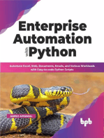 Enterprise Automation with Python: Automate Excel, Web, Documents, Emails, and Various Workloads with Easy-to-code Python Scripts