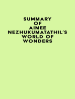 Summary of Aimee Nezhukumatathil's World of Wonders