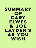 Summary of Cary Elwes & Joe Layden's As You Wish