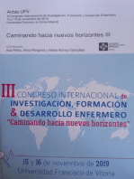 III Congreso internacional de investigación, formación & desarrollo enfermero: Caminando hacia nuevos horizontes