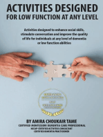 Activities Designed For Low Function At Any level